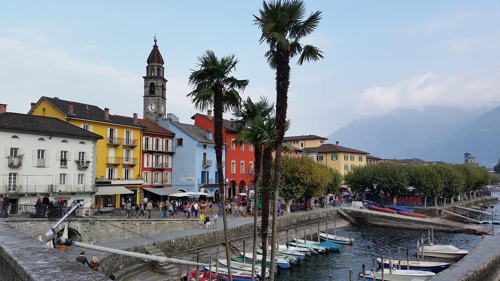 Locarno, Casa Pioda - Nahe Zentrum, Mit Balkon Und Parkplatz Buitenkant foto